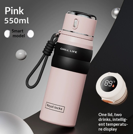 Stainless Steel Insulated Cup Vs Smart Temperature-display Portable Water Bottle