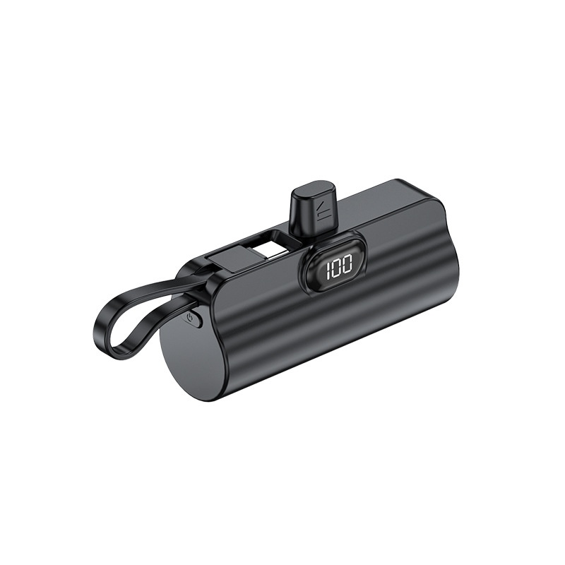 Banque d'alimentation portable avec câble intégré, 10 000 mah et support – Image 4