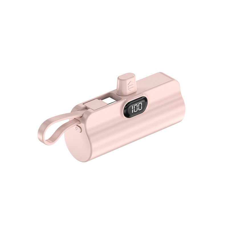 Banque d'alimentation portable avec câble intégré, 10 000 mah et support – Image 7