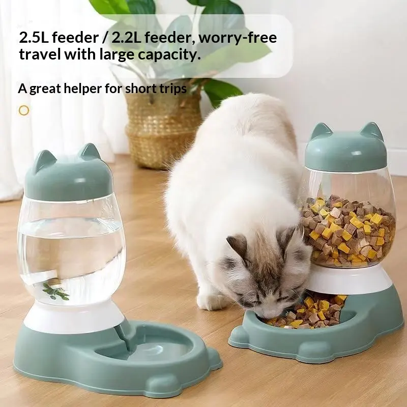 Automatic Pet Feeder, Large-Capacity Bowl