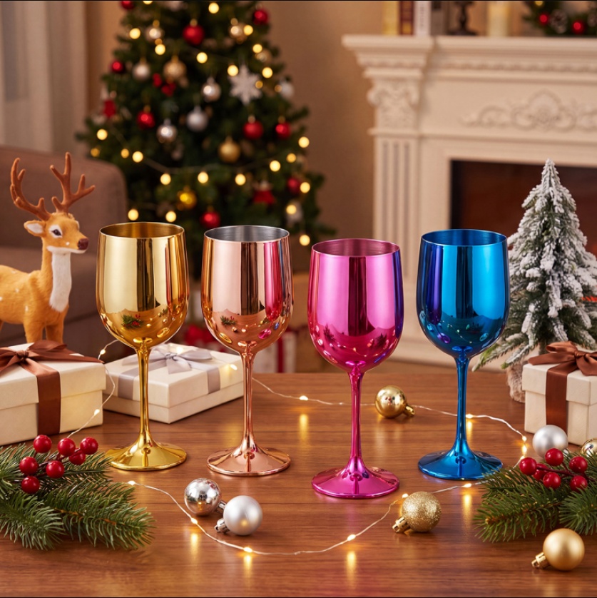 Plastic Straight High-leg Wine Glass