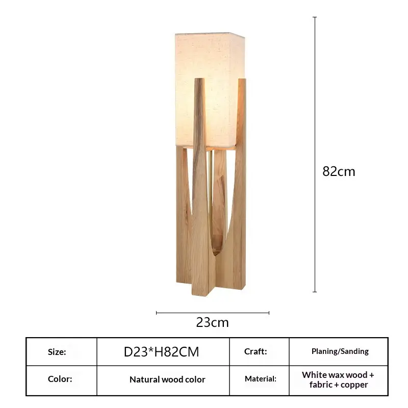 Bedroom Bedside Wooden Decorative Table Lamp