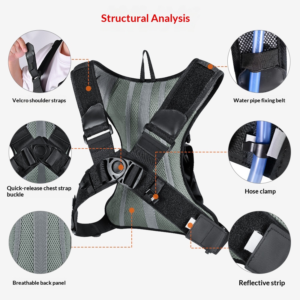 Dual-shoulder Cycling Backpack Motorcycle Backpack