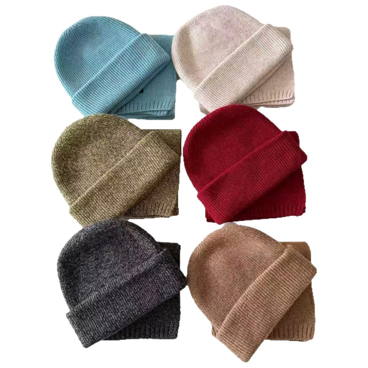 Bonnet tricoté double couche pour femmes, chapeau chaud et extensible – Image 2