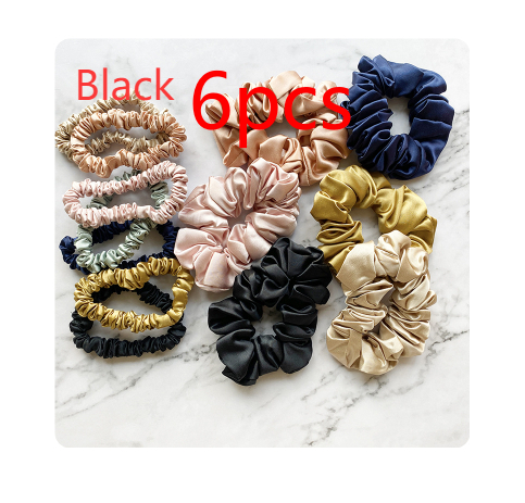 22mm High-end Heavyweight Silk Hair Tie French Seamless Design — foto 3