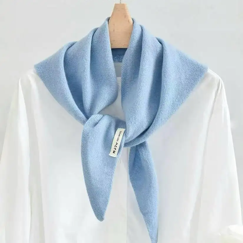All-match Small Scarf With English Letter Accents