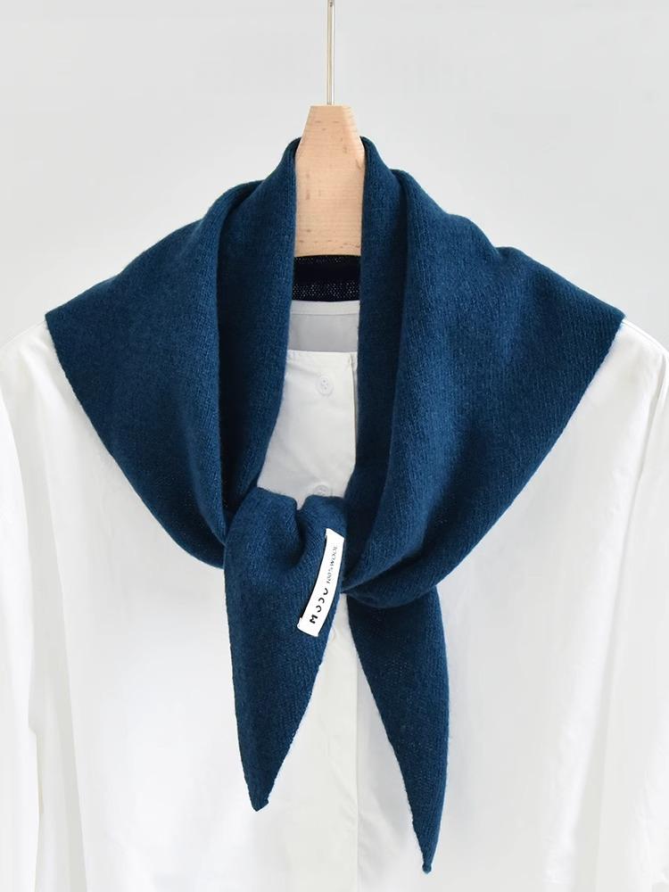 All-match Small Scarf With English Letter Accents