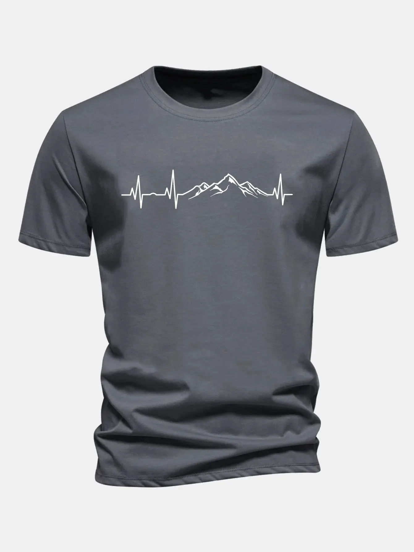 Summer Loose Short Sleeves T-shirt Men's And Women's Round Neck