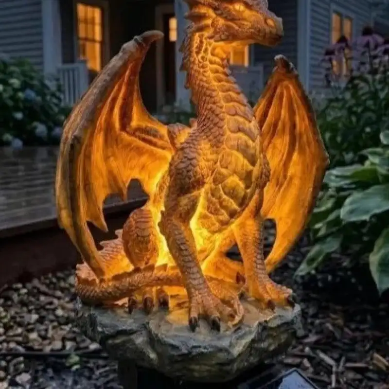 Novel Dinosaur-Shaped Solar-Powered Patio Light