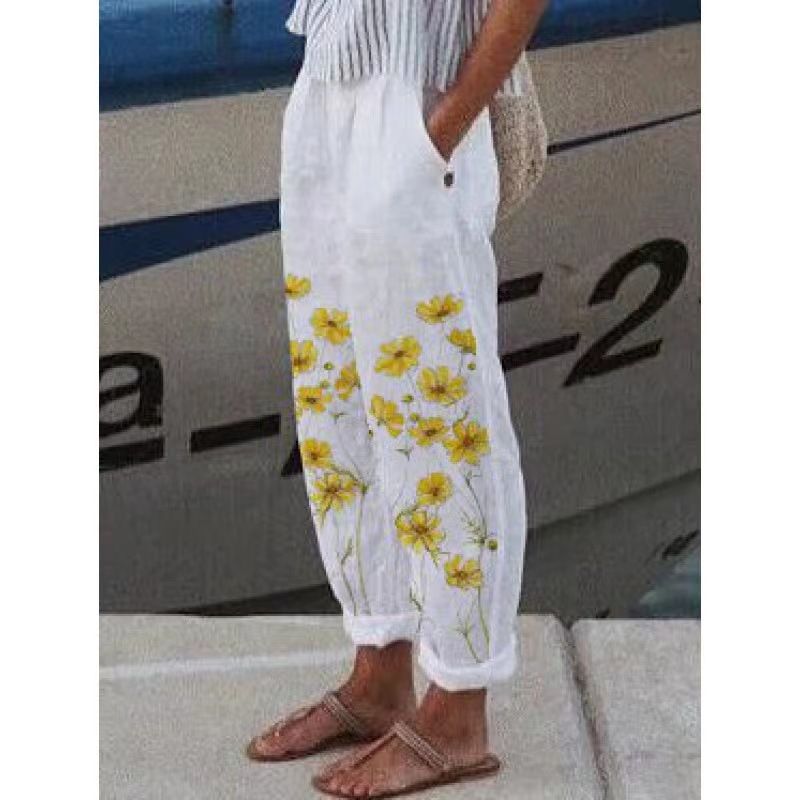 Europe And America Tianmei Digital Printed Trousers