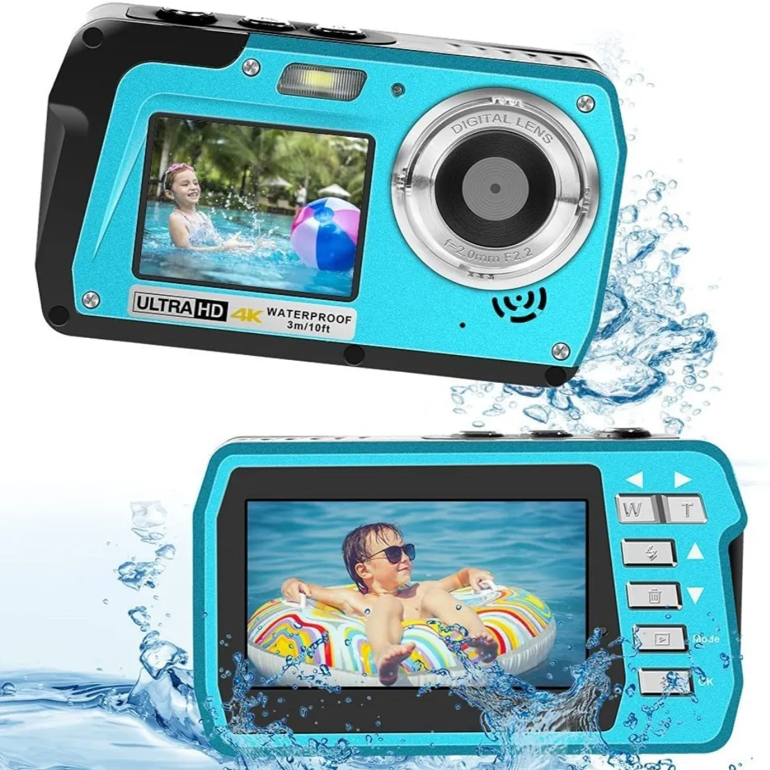 56-megapixel Dual-screen Waterproof High-definition Digital Camera
