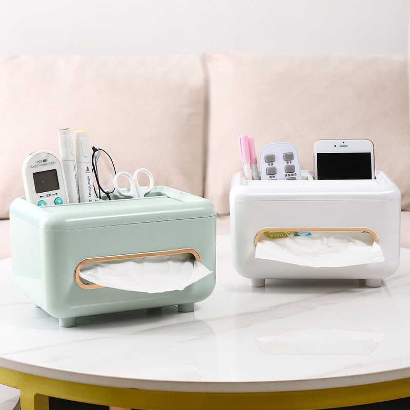 High-end Light-luxury Desktop Tissue Box For The Living Room