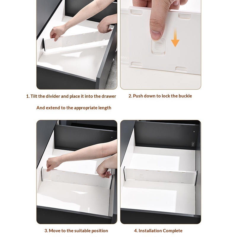 Wardrobe Drawer Dividers (Long)