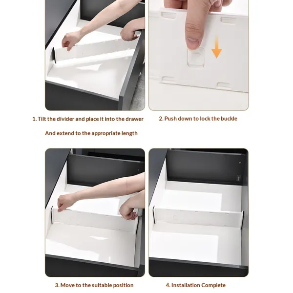 Wardrobe Drawer Dividers (Long)