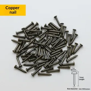 Wooden Box Nail Craft Iron Nails Copper Nails Accessories