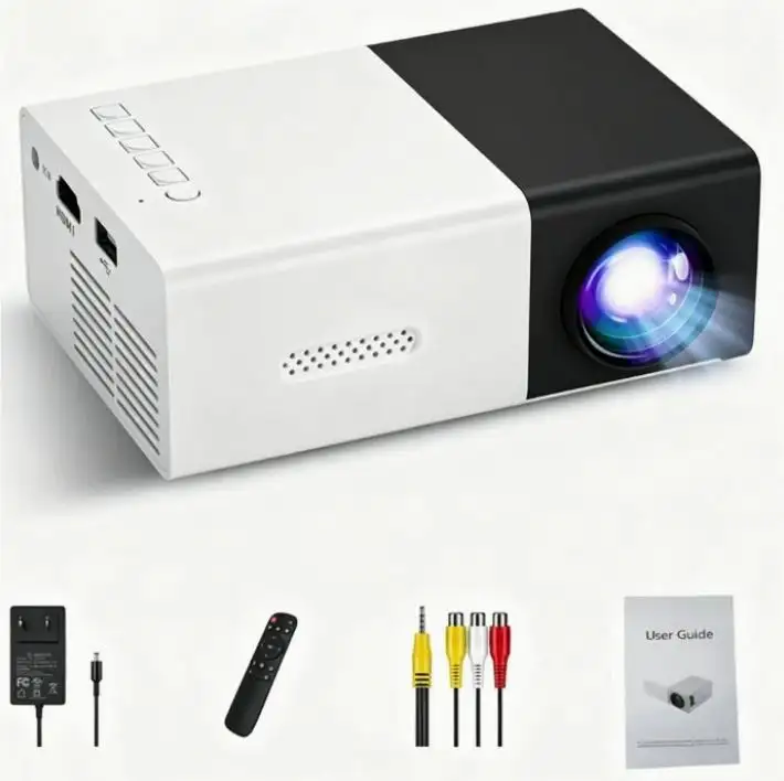 Home Office T300 Projector HD 1080P Miniature Mini