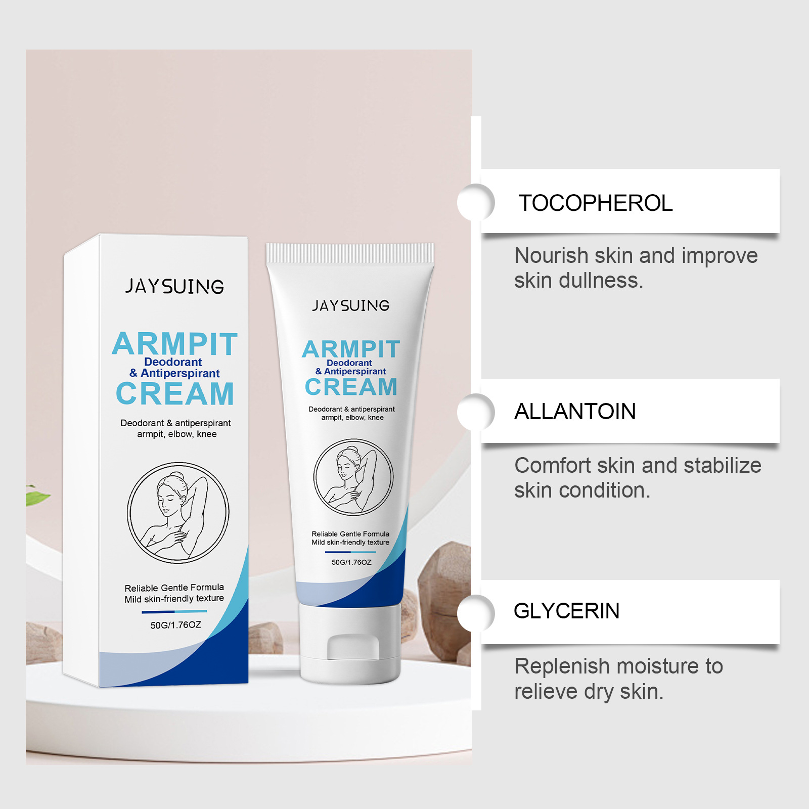 Axillary Antiperspirant Deodorant Cream