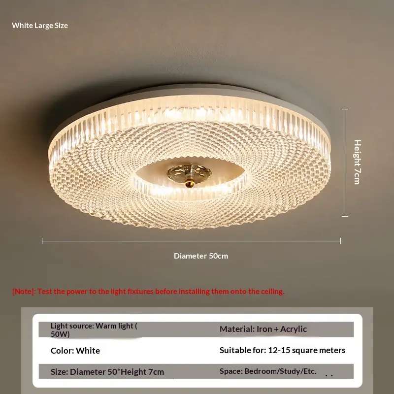 Nordic Creative Bedroom Modern Minimalist Led Ceiling Lamp