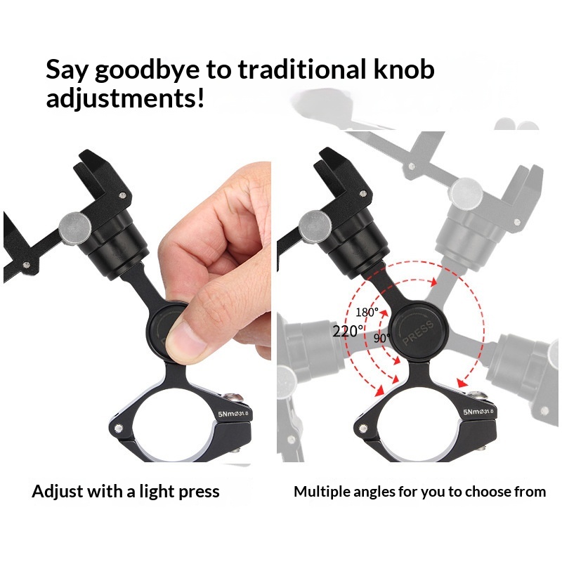 Mountain Bike And Electric Bike Phone Mechanical Lock Holder 5