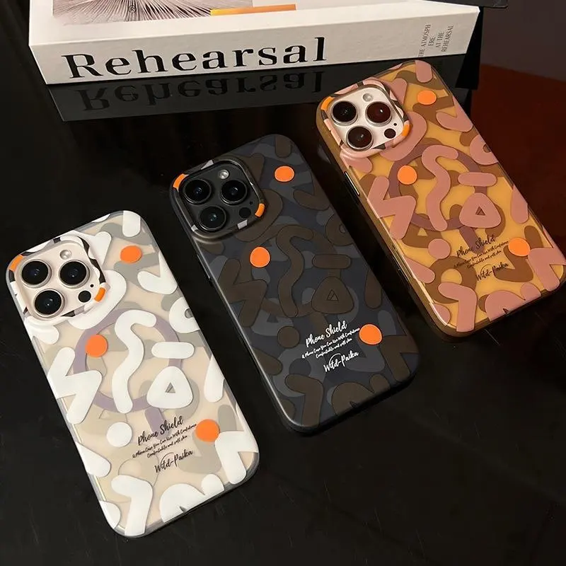 Drop-resistant Skin-feel IMD Magnetic Phone Case