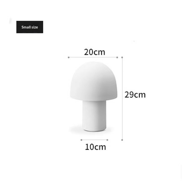 Minimalist LED Mushroom-shaped Table Lamp