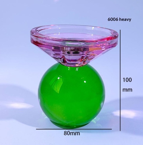 Crystal Multi-colored Candle Holder For Atmospheric Decor 2