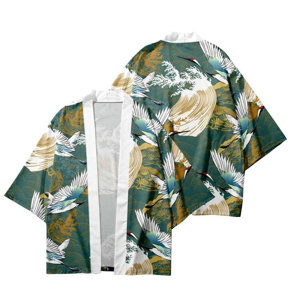 Fashionable Printed Cardigan Mens Shirt Top — foto 4