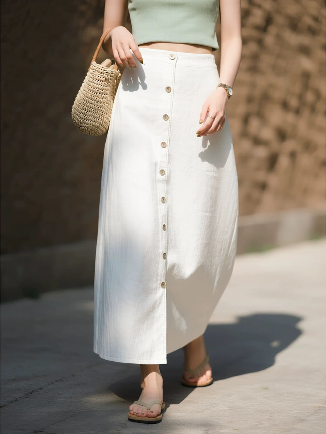 A-Line Linen Skirt, picture 5 of 5