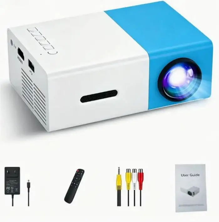Home Office T300 Projector HD 1080P Miniature