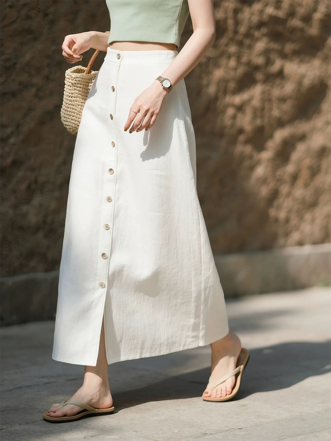 A-Line Linen Skirt, picture 4 of 5