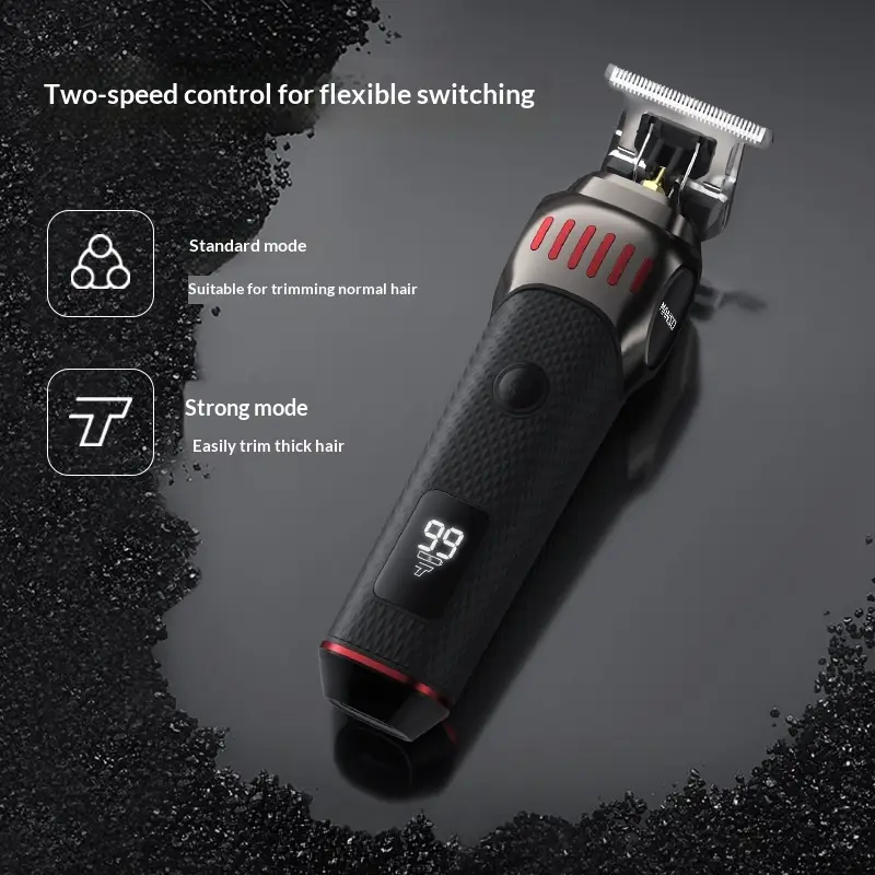 Mens Electric Hair Clipper For Haircutting And Carving