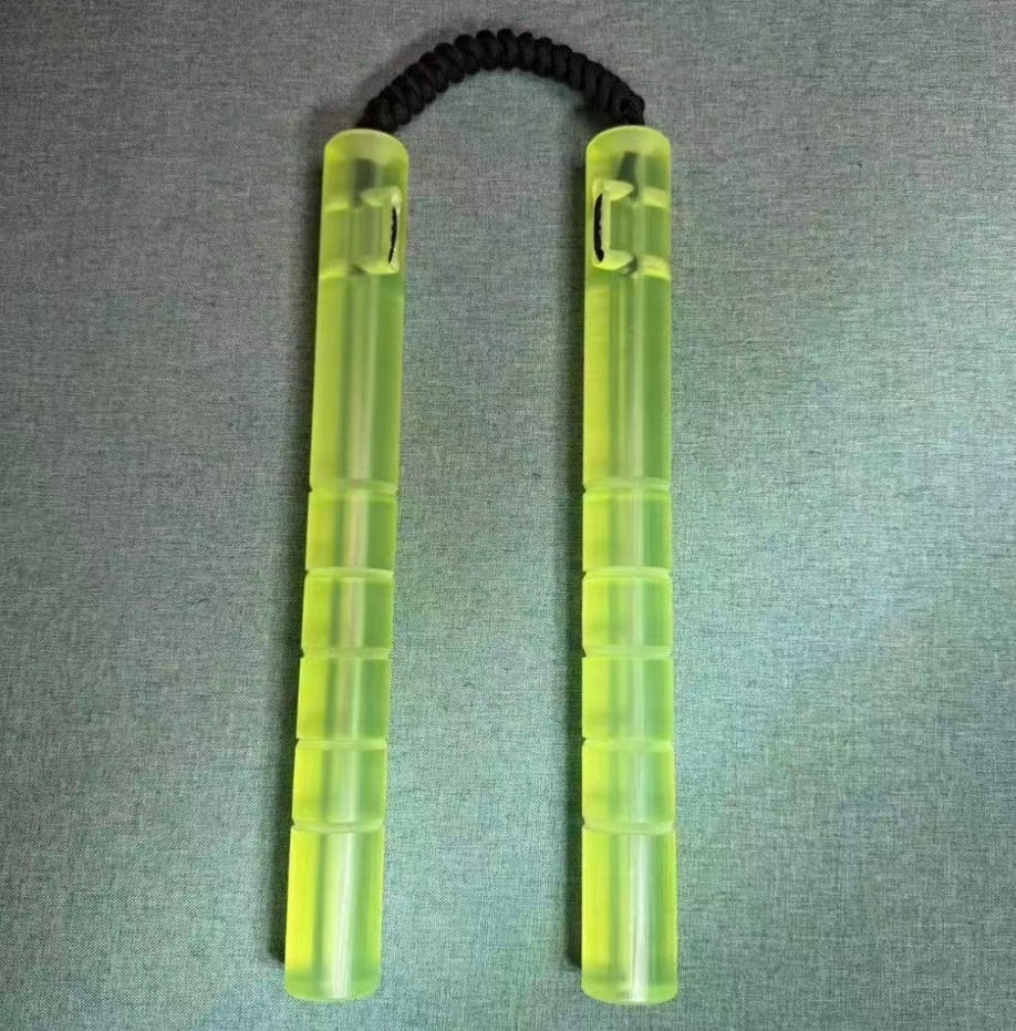 Plastic Nunchaku Portable Transparent Toy 9