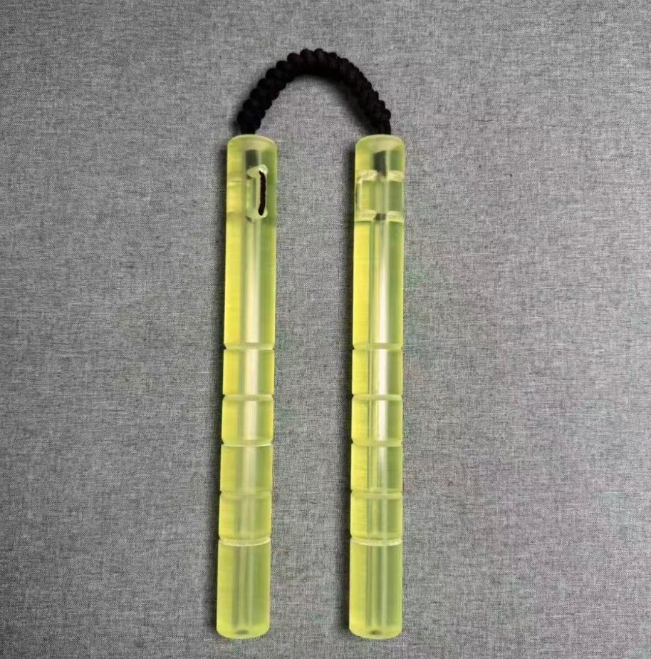 Plastic Nunchaku Portable Transparent Toy 10
