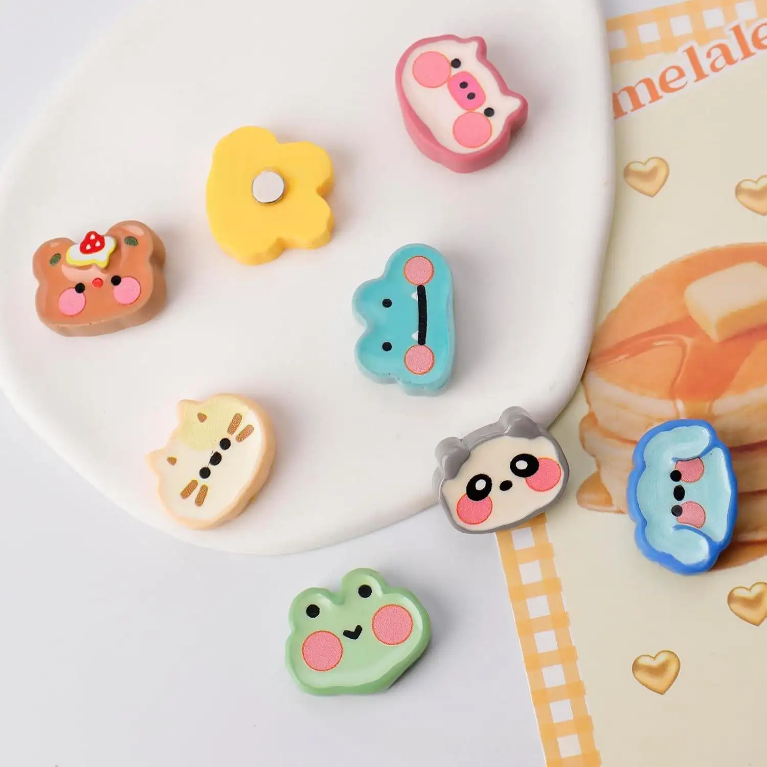 Creative Cartoon Animal Resin Refrigerator Magnet