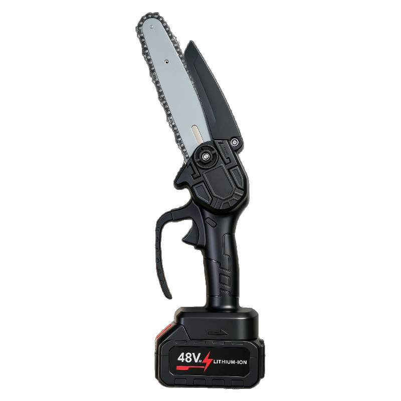 6-inch Lithium Chainsaw Wood Cutting Saw Household Rechargeable Mini — foto 3