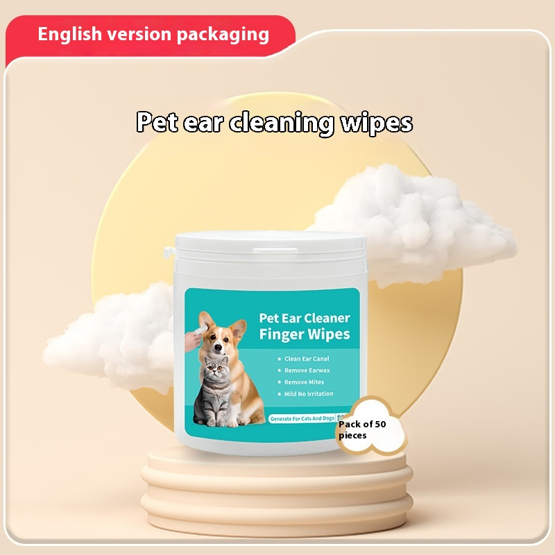 Disposable Pet Cleaning Products Teeth Cleaning Wipes Ear Care Fingertips Ear Mite Removal Cat And Dog Ear Cleaning Pet Products 6