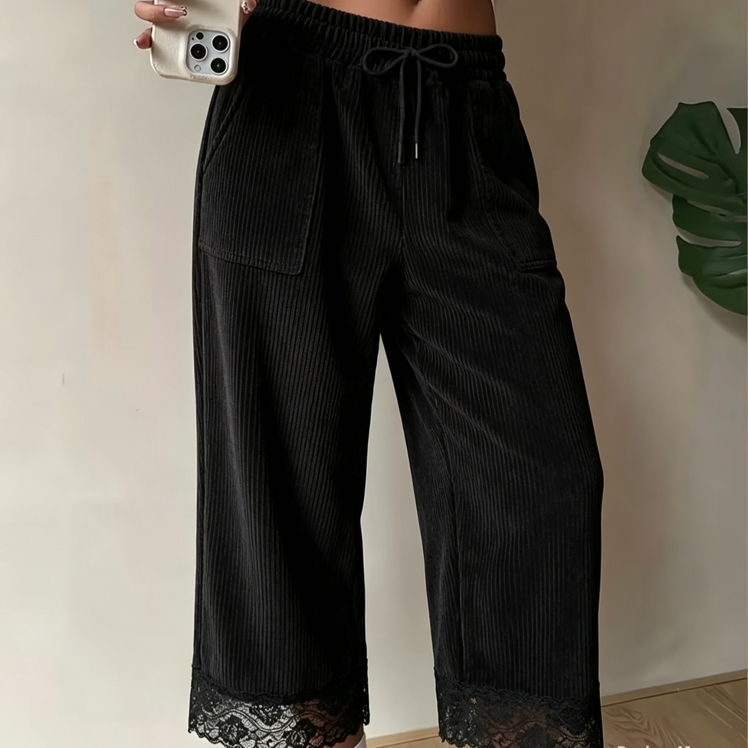 New Solid Color Casual Women's Pants