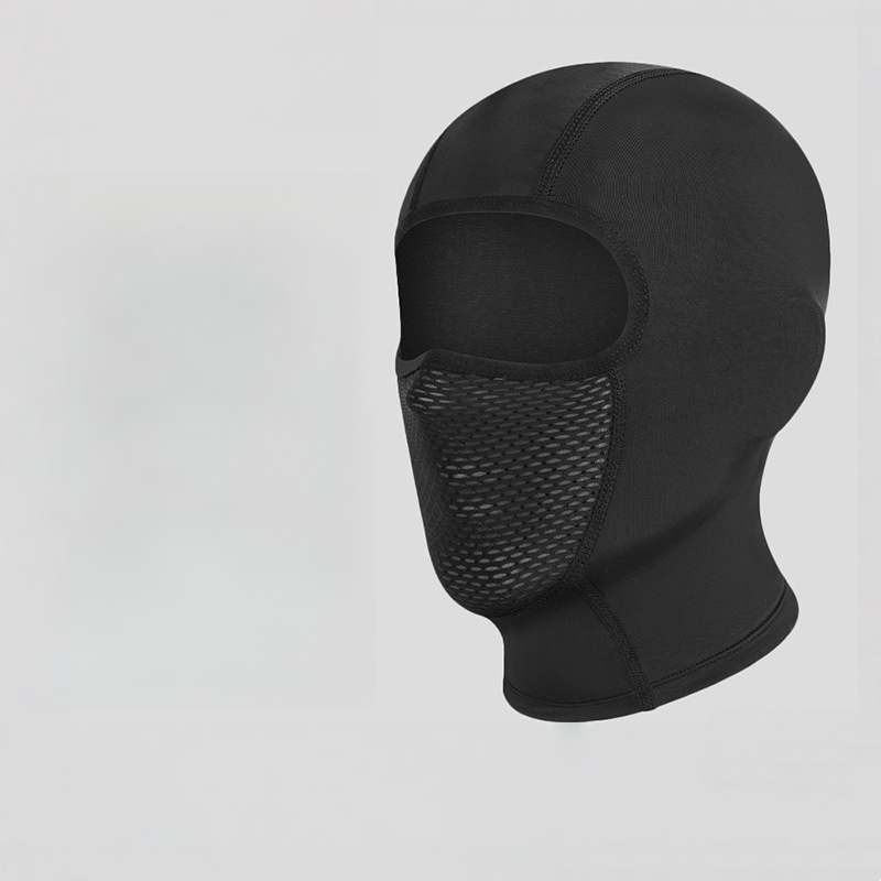 Outdoor Ice-Silk Sun-Protective Motorcycle Balaclava Quick-Drying Mesh Breathable Cycling Face Mask