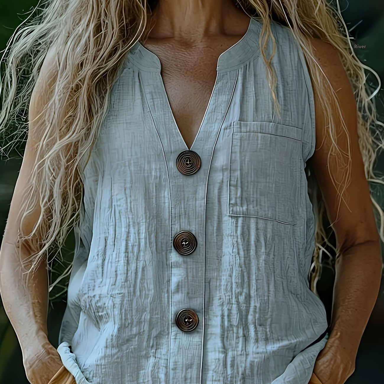 New Polyester Women's Short Sleeved Shirt