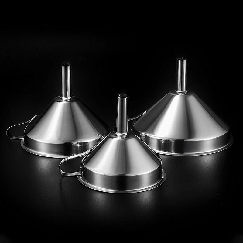 Stainless Steel Funnel Oil-Filtering Gadget