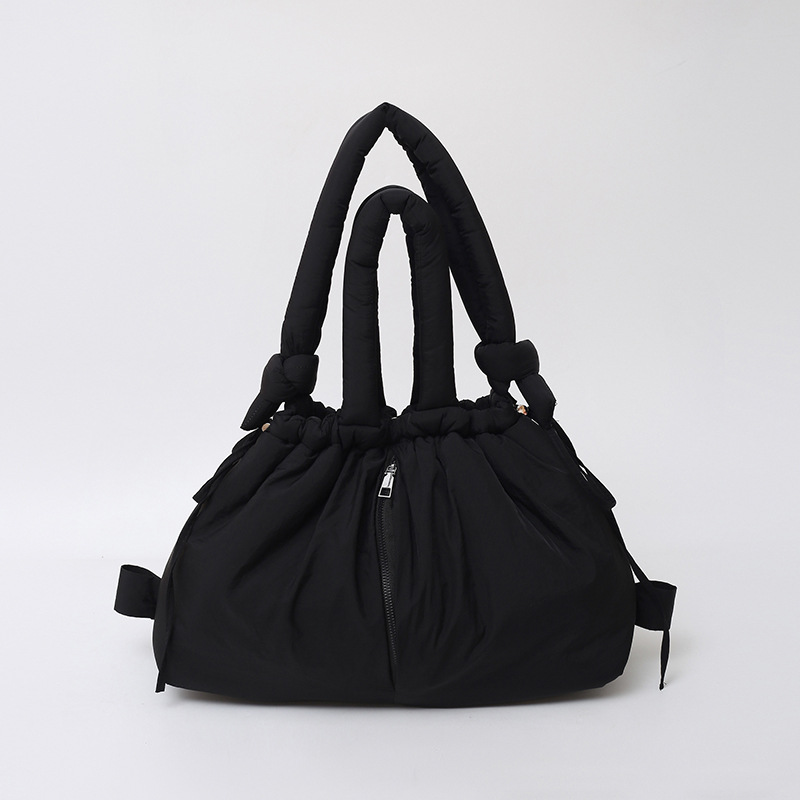 Down Cotton Jacket Women's Large Capacity Lightweight Shoulder Messenger Bag