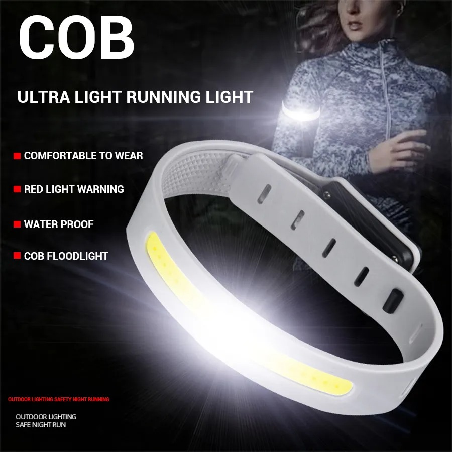Adjustable Reflective Elastic Waist Belt For Outdoor Night Running And Cycling