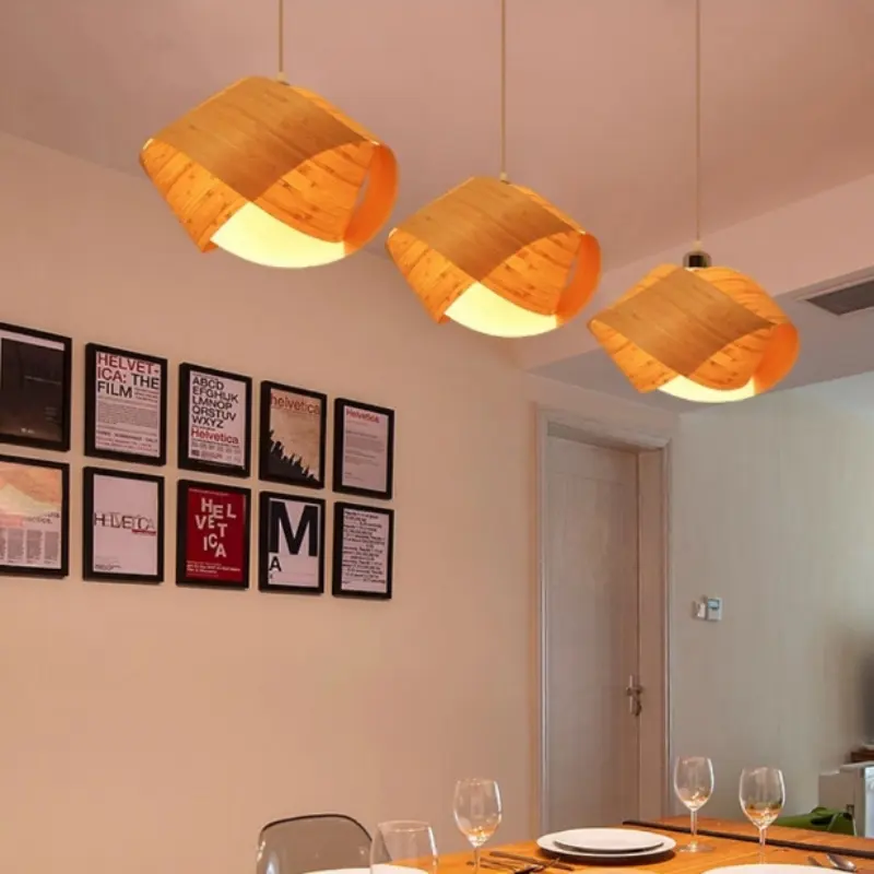 Creative Wooden-style Pendant Light