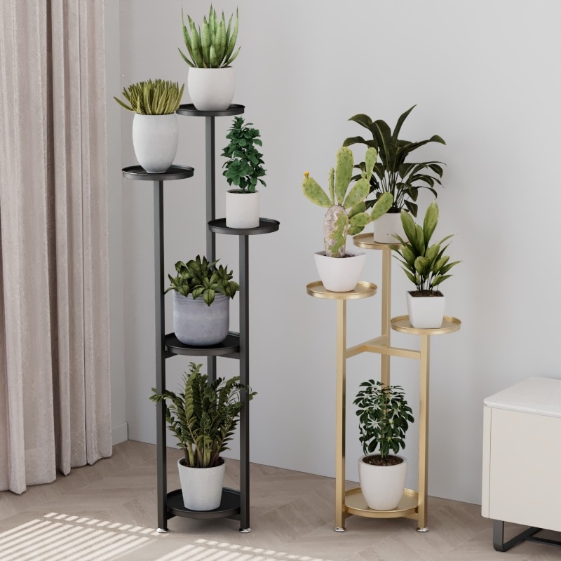 Support de plantes en fer forgé de luxe abordable