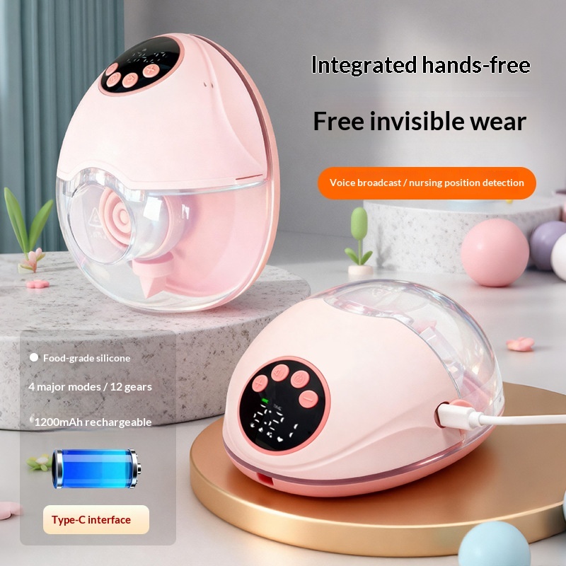 Wearable Hands-free Portable Single- Or Double-sided Breast Pump