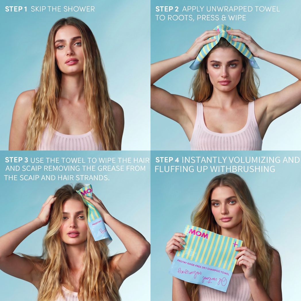 C-H011 No-rinse Shampoo Towel