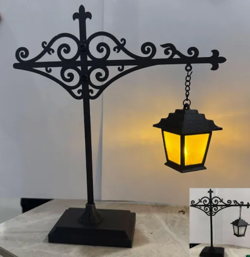 Bookshelf Lantern Light
