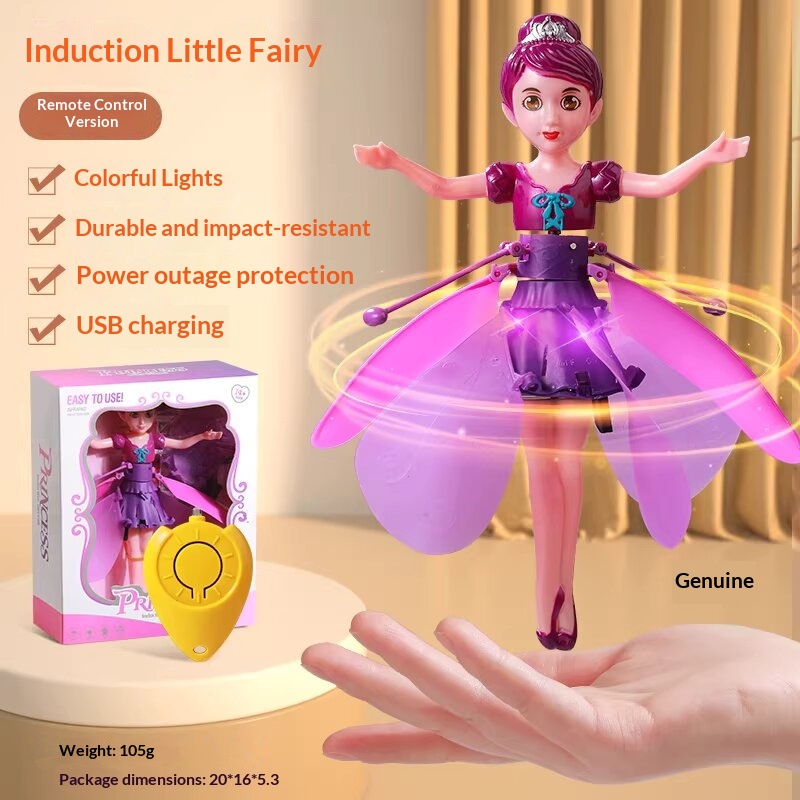 Flying Fairy Gesture-Sensing Smart Motion-Activated Light-Rechargeable Kids Toy Gift 3