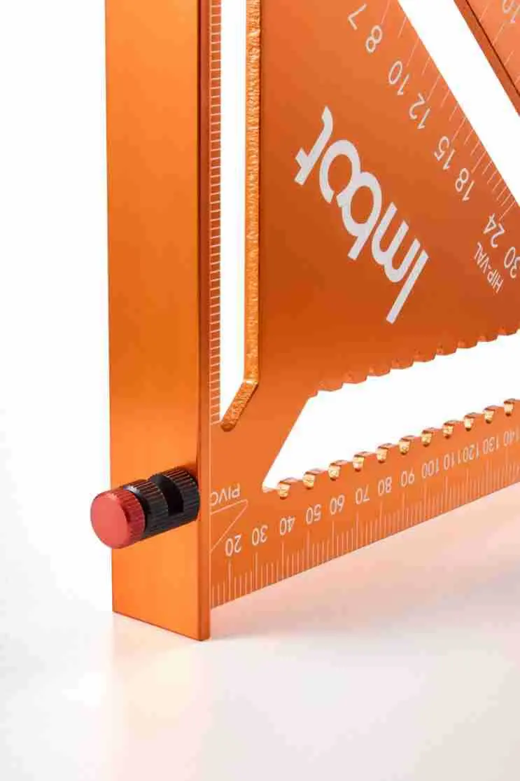 Aluminum Alloy Triangle Ruler High-Precision Multifunctional Woodworking Square