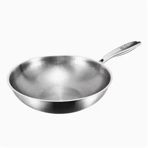 Pure Titanium Frying Pan Non-coated Non-stick Pan